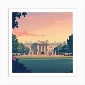 Buckingham Palace 8 Art Print