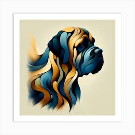 English Mastiff 03 Art Print