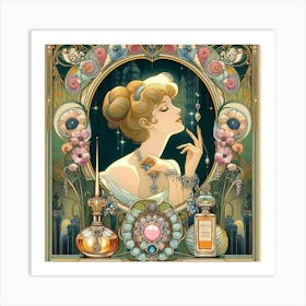 Deco Art 4 Art Print