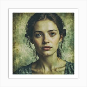 Portrait Of A Young Woman 11 Art Print