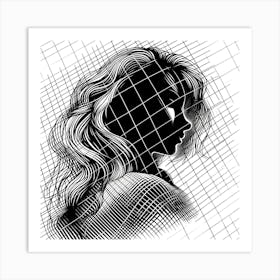 Portrait Of A Woman 19 Art Print