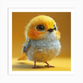 Cute Little Bird 30 Art Print