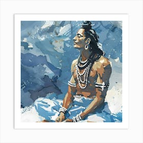 Lord Shiva 8 Art Print