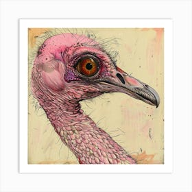 Ostrich Art Print