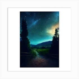 Starry Night Art Print