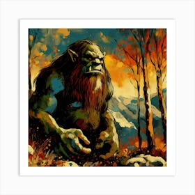 Ogre S Lair 15 Art Print