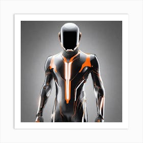 Futuristic Man 130 Art Print