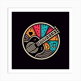 Acoustic Guitar Art Print