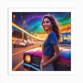 Pretty smiling 😁 Art Print