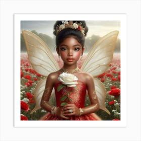 Fairy In A Field 1 Art Print