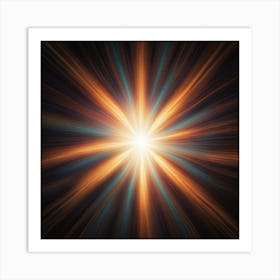 Abstract Starburst 3 Art Print