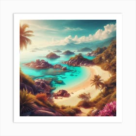 Tropical Beach 11 Poster