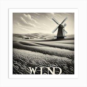 Wind nistalgic style Art Print