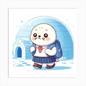 School Seal Art Print