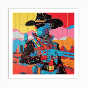 Cowboys And Guns Art Print