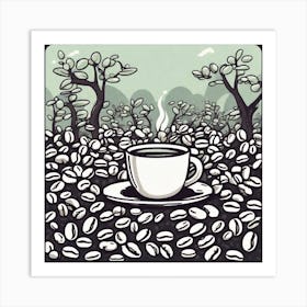 Coffee Beans 178 Art Print