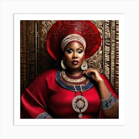 African Woman 6 Art Print