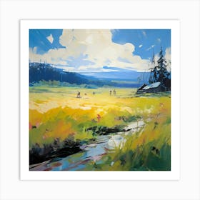 Landscape Painting Art Print