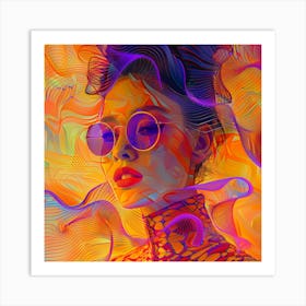 Psychedelic Art 15 Art Print