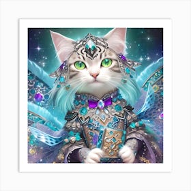 Fairy Cat 5 Art Print