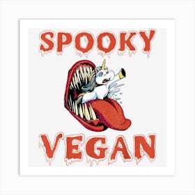 Spooky Vegan Art Print