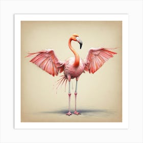 Flamingo 48 Art Print