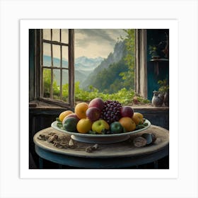 Fruit Bowl Art Print