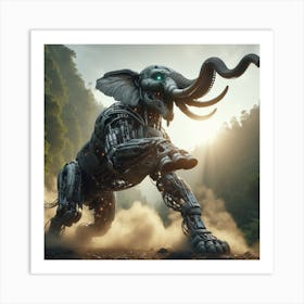 Robot Elephant 1 Art Print