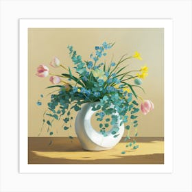 Vase Of Flowers 6 Art Print