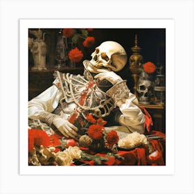 Skeleton Art Print