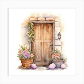 Easter Door 2 Art Print