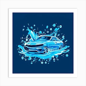 Car Wash Art Print