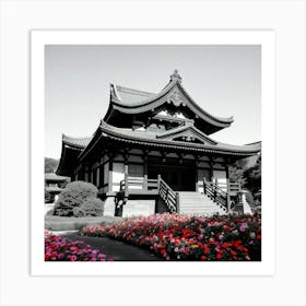 Japanese Temple Art Print