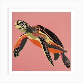 Sea Turtle Canvas Print 1 Art Print