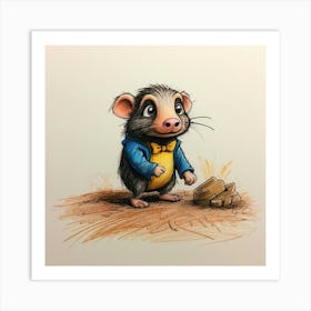 Little Rat Art Print