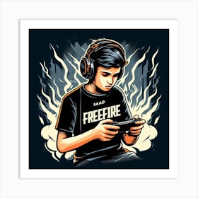 Freefire game play Art Print