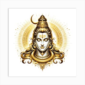 Lord Shiva 21 Art Print