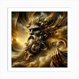 God Of The Sky 2 Art Print