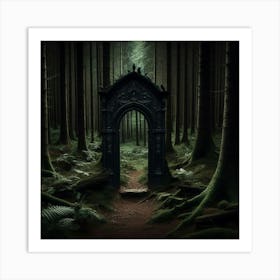 Gateway To The Dark Forest Art Print