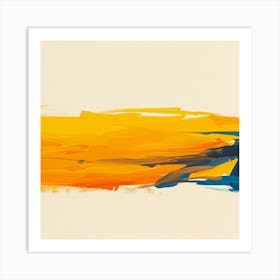 Speed Abstract Painting Art Print