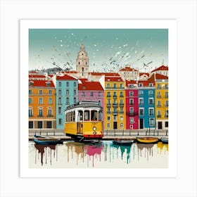 Lisbon Tram 11 Art Print