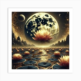 Lotus Lily 7 Art Print