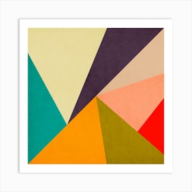 Contemporary modern geometry 22 Art Print