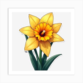 Daffodil Art Print