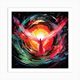 Angel Of The Sun 1 Art Print