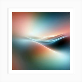 Abstract Light Painting Art Print