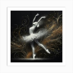 Ballerina 2 Art Print