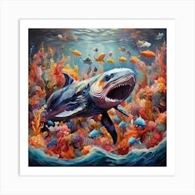 'Whale' Art Print