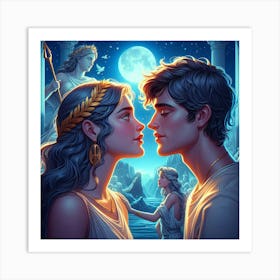 Anabeth and Percy Art Print