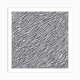 Abstract Pattern Of Wavy Lines Art Print